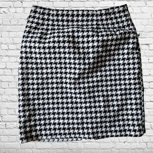 VINTAGE J.G Hook Houndstooth Skirt Petite